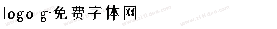 logo g字体转换